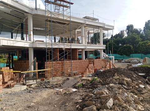 Avance instalación mampostería