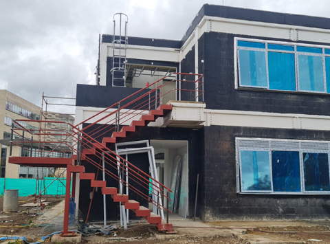 Escaleras de emergencia