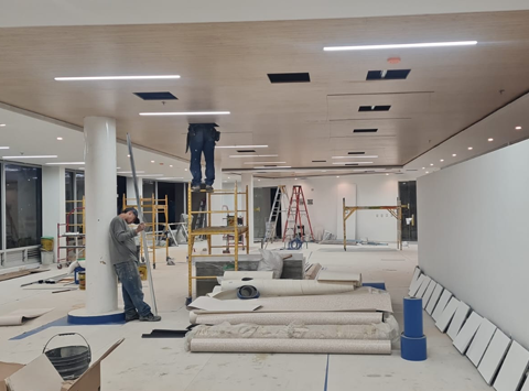 Instalación cielo raso en madera